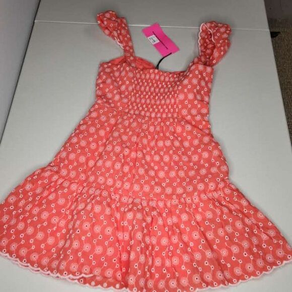 NWT Betsey Johnson Ditsy Eyelet Bustier Mini Dress size XS - Picture 6 of 7